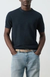 Mango Fine Knit T-shirt In Multi