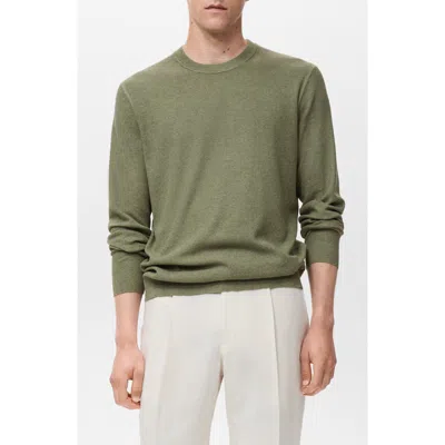 MANGO MANGO FINELY KNIT CREWNECK SWEATER