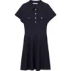 Mango Women's Button Knit Dress In Navy