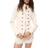 Mango Fitted Denim Jacket In Neutral