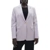 Mango Fitted Suit Jacket In Gray