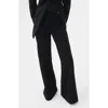Mango Flare Leg Pants In Black