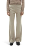 Mango Flare Pants In Beige