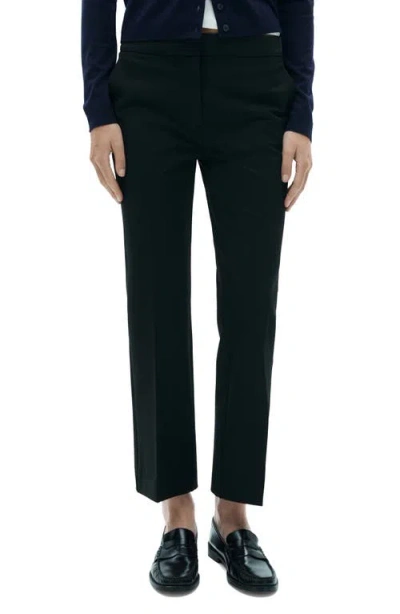 Mango Flare Pants In Black