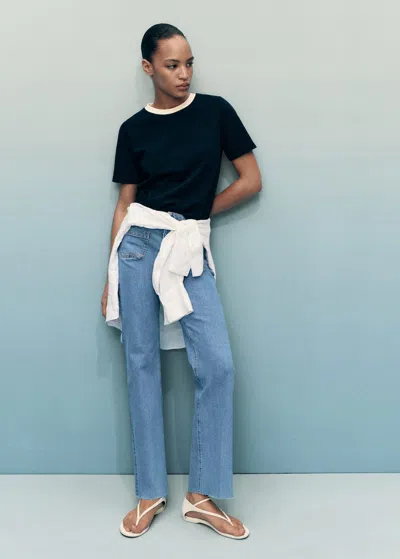 Mango Jeans Medium Blue