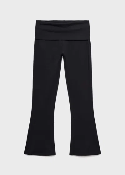 Mango Leggings Noir - Enfants - 12 -  Kids In Black