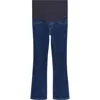 Mango Flared Maternity Jeans In Blue