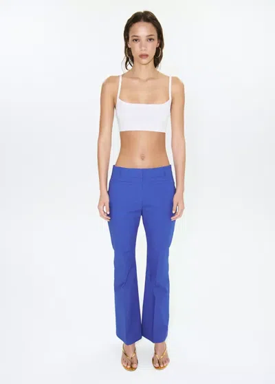 MANGO FLARED PANTS WITH WELT POCKETS