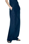 Mango Flat Front Jeans In Blue