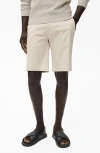 Mango Men's Straight Cotton 10" Bermuda Shorts In White