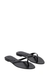 Mango Flip Flop In Black