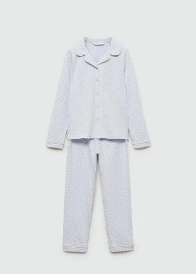 Mango Kids' Pyjama In Bleu Ciel