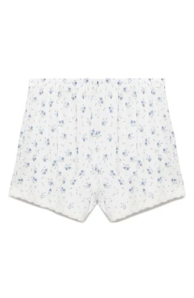 Mango Floral Pajama Shorts In Multi