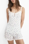 Mango Floral Print Camisole In Animal Print
