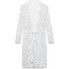 Mango Floral Print Robe In White