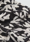 Mango Floral Print Scarf Black In Multi