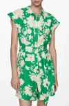 Mango Women's Tropical Print Playsuit In Green