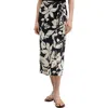 Mango Floral Wrap Midi Skirt