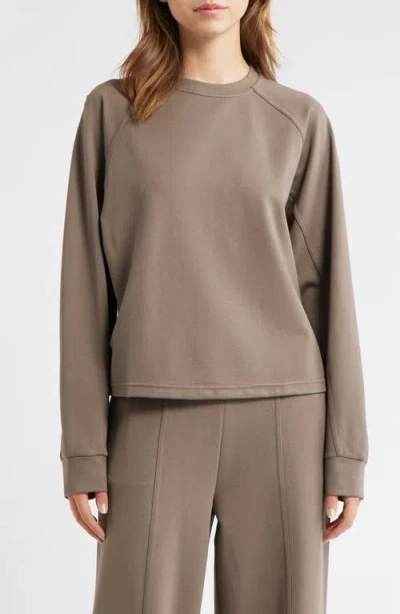 Mango Florida Sweatshirt In Brown