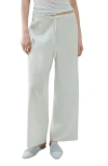 Mango Flowy Pajama Pants In Blue