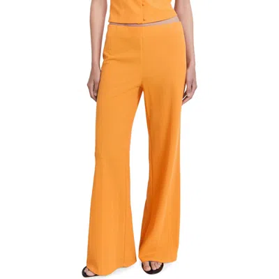 Mango Flowy Straight Leg Pants