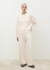 Mango Fluid Cotton Sweatshirt Vanilla In Neutral