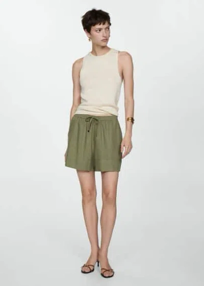 Mango Short In Kaki