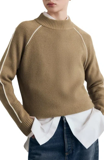 Mango Francus Sweater In Brown