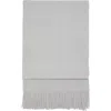 Mango Fringe Scarf In Gray