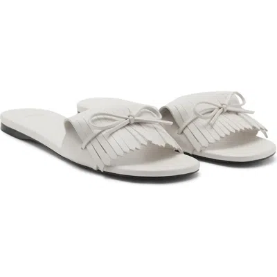MANGO MANGO FRINGE SLIDE SANDAL