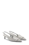 MANGO MANGO FRINGE SLINGBACK PUMP