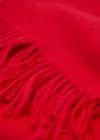 Mango Fringed Edge Scarf Red