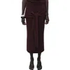Mango Front Tie Midi Skirt