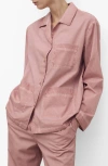 Mango Garment Dyed Button-up Shirt In Multi