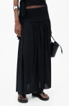 Mango Gathered Maxi Skirt