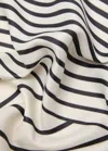 Mango Foulard Imprimé À Rayures Géométriques Écru - Femme - Taille Unique -