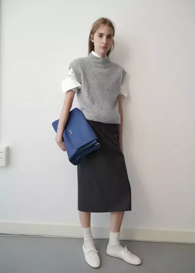 Mango Gilet Nat In Gris