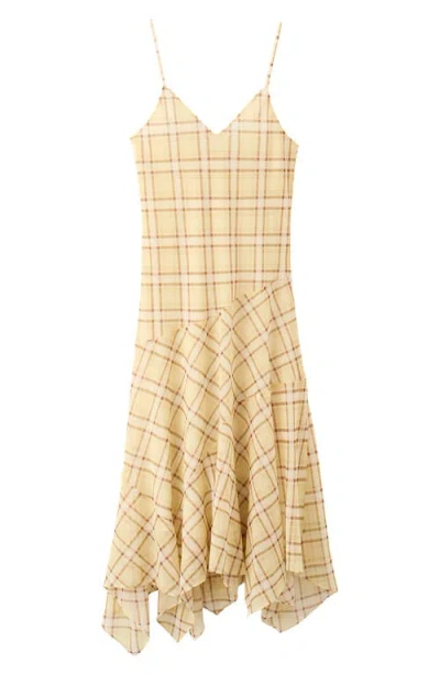 Mango Glasgow Check Print Sundress In Multi