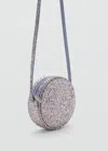 Mango Glitter Bag Sky Blue In Blue
