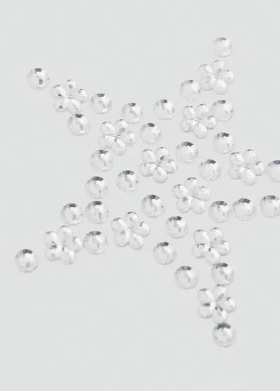 Mango Autocollants Visage Brillants Argent - Enfants - Taille Unique -  Kids In Metallic