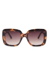 Mango Gradient Square Sunglasses In Chocolate
