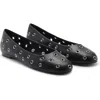 Mango Grommet Ballet Flat In Black
