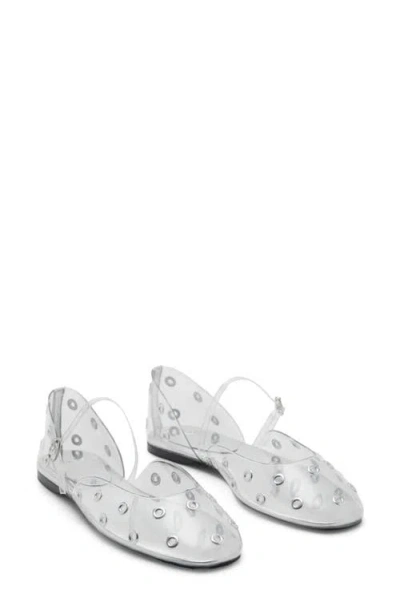 MANGO MANGO GROMMET TRANSPARENT D'ORSAY FLAT
