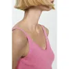 Mango Knit Strap Top Light Pink In Light Pastel Pink