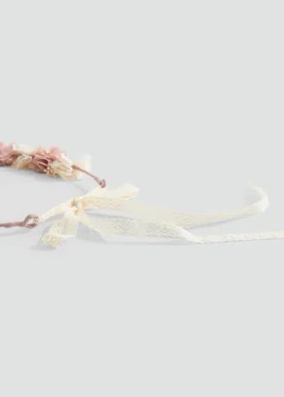 Mango Kids' Hairband Pale Pink