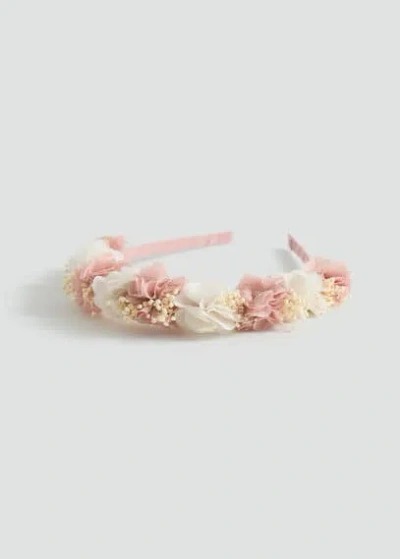 Mango Kids' Hairband Pale Pink