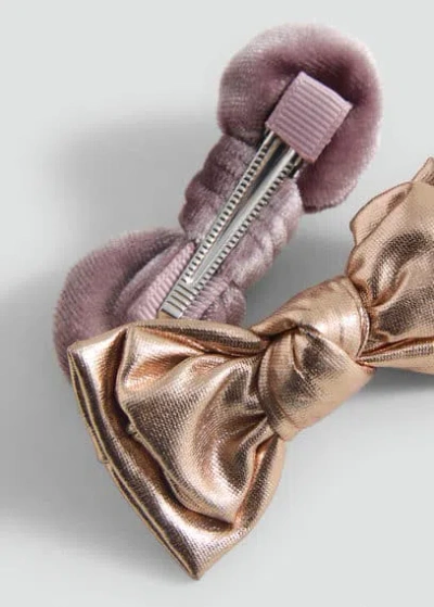 Mango Hairclip Gold In Gold
