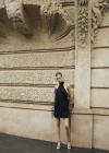 Mango Halter Dress With Feather Decoration Black In Black