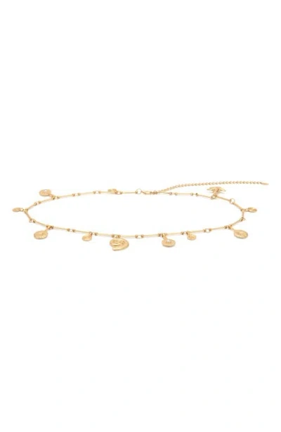 Mango Hanging Pieces Metal Belt