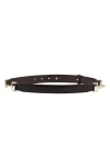 Mango Hardware Leather Belt In Brown